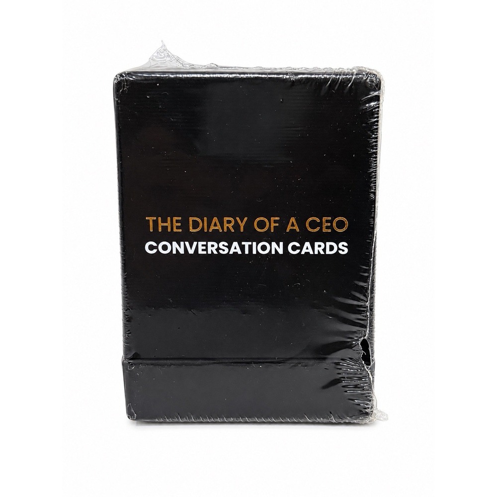 The Diary of a CEO Conversation Cards 2nd Edition Steven Bartlett New Sealed